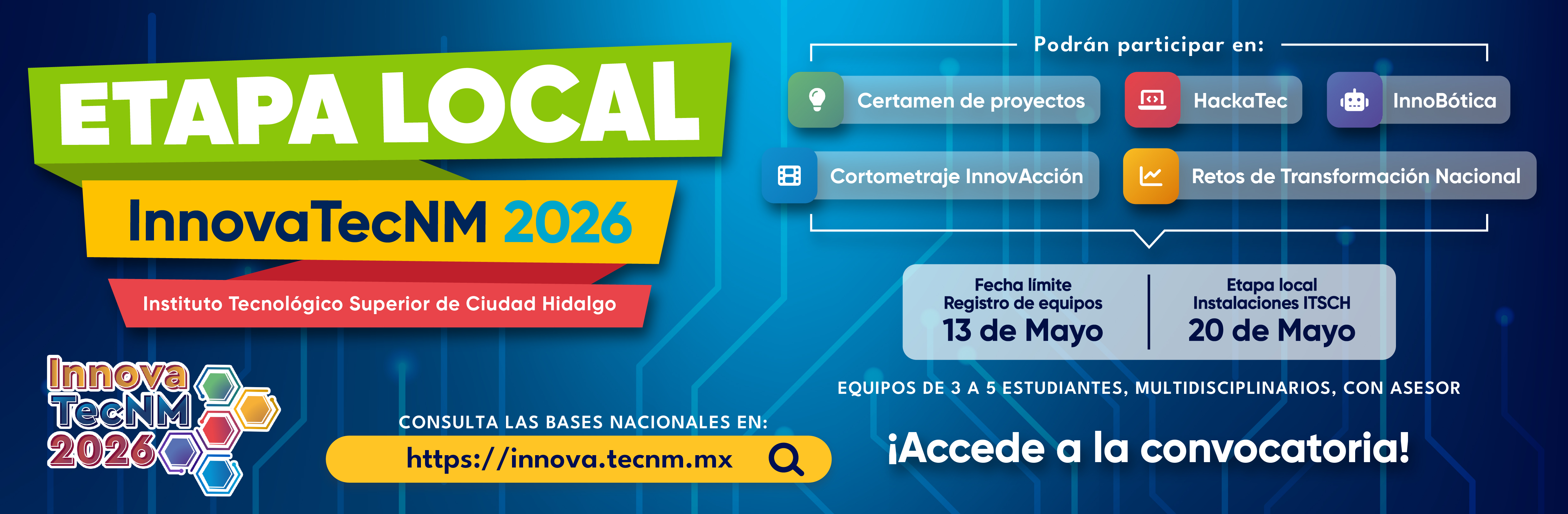 CONVOCATORIA INNOVATECNM ETAPA LOCAL 2026